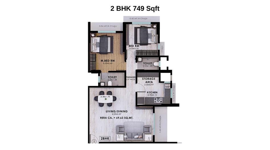 Nandivardhan-Fortuna-Blue-Floor-Plan-2-BHK-749-Sqft